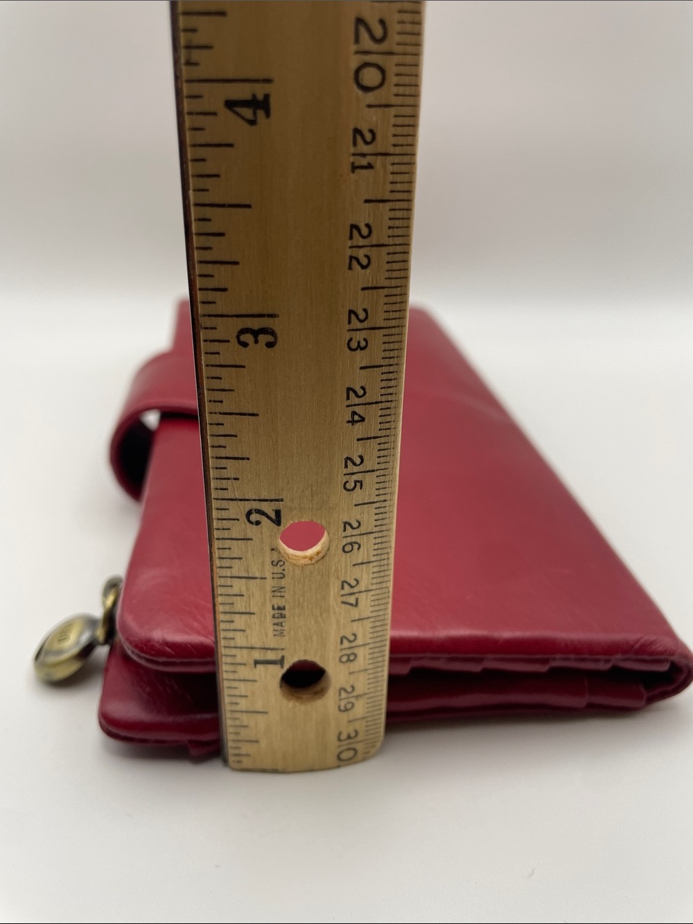 HOBO Torch Leather Wallet - Cardinal Red - Picture 16 of 16